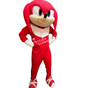 Costume Mascotte Sonic Rouge – Mascotte Professionnelle pour Événements, Animations, Fêtes & Promotions