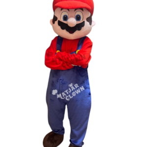 Mascotte Mario – Costume Mascotte Cartoon Professionnel pour Animations, Fêtes et Événements