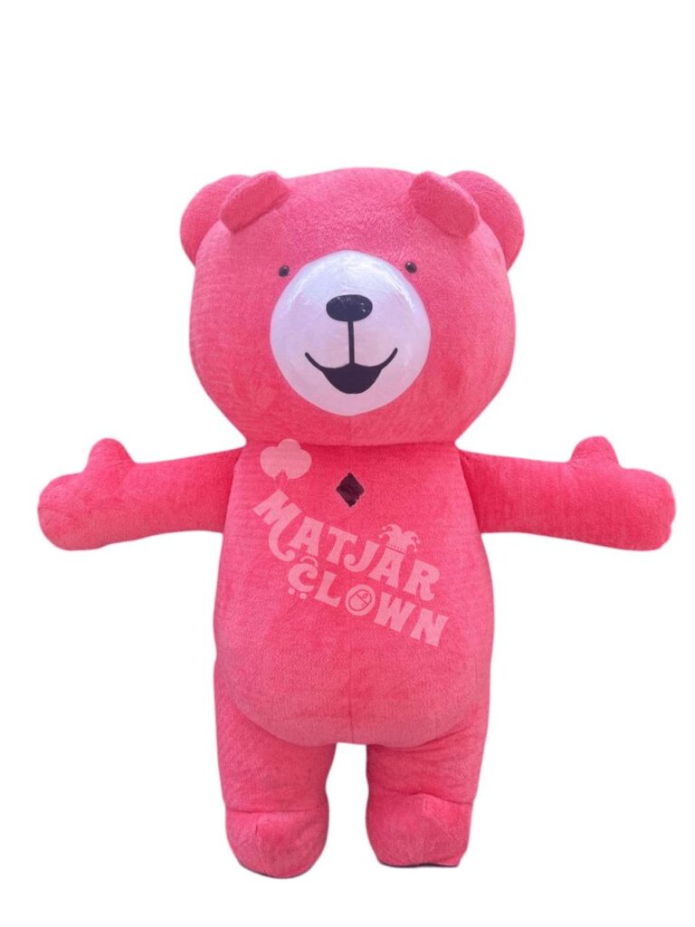 Mascotte Gonflable  Ours Rose Géant _ Costume d’Animation