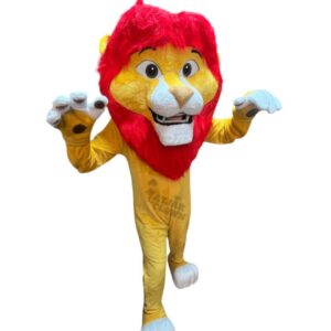 Mascotte Lion Professionnelle – Costume de Lion Géant pour Animations, Événements et Fêtes