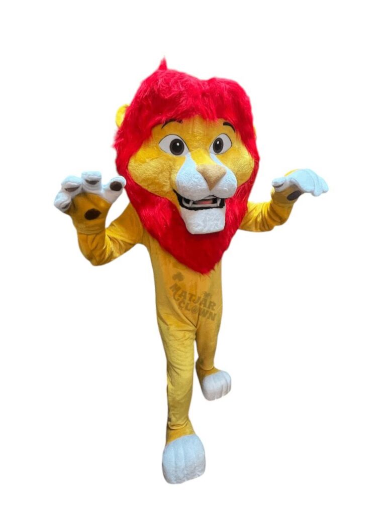 Mascotte Lion Professionnelle – Costume de Lion Géant pour Animations, Événements et Fêtes