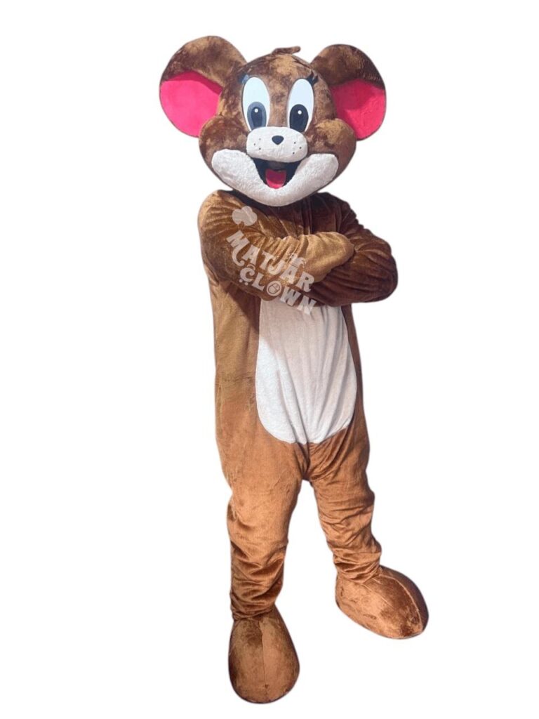 Mascotte Jerry – Costume Professionnel pour Animations, Événements et Spectacles