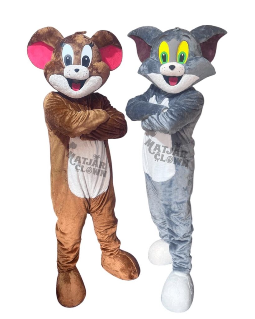 Mascotte Tom et Jerry_ Costume Professionnel pour Animations, Événements et Spectacles د.م. 1.875,00